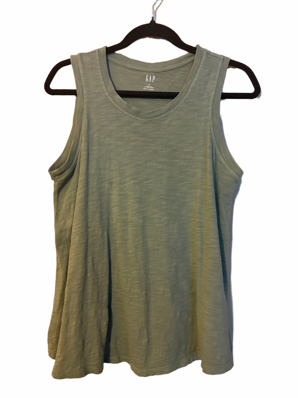17. GAP Lightweight Sage Green Scoop Neck Tank